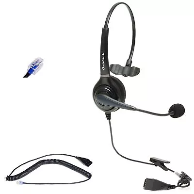 HS72-P1.BL-Wired Adjustable Headset Aastra 480i Nortel • $56.95