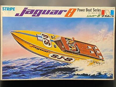 Nakamura 1/32 Vintage Plastic Model Kit STRIPE Jaguar 8 SJ-8 Power Boat Japan • $94.86