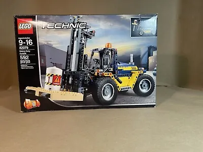 Lego Technic Heavy Duty Forklift (42079) Building Kit 592 Pcs Retired Set  • $205.99
