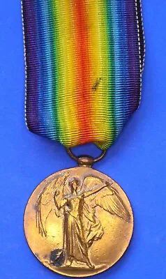 WW1 Victory Medal 25668 PTE H J C PRATT E KENT R      [29654] • $33.59