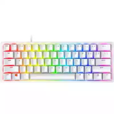 $139 • Buy Razer Huntsman Mini 60% Optical Gaming Keyboard Mercury Edition (Linear Red Swit