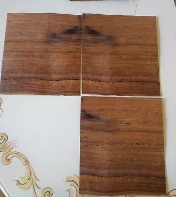 San Domingo Rosewood Veneer 3 Pieces 8  X 9  Each Raw Wood 1/42  Cigar • $7.99