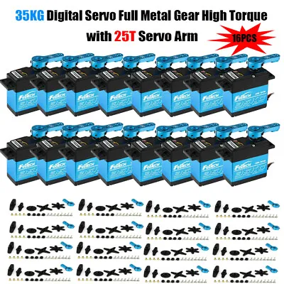 Waterproof 35KG Metal Gear Digital Servo Coreless HIGH TORQUE SPEED FT5330M RC • $251.89