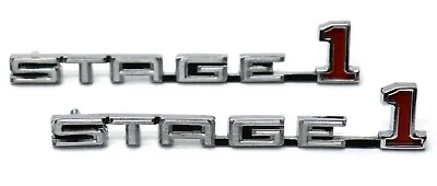 NEW 69 Buick  Stage 1  Hood Emblems / For 1969 GS Side Badge Pair USA-Made • $79.99