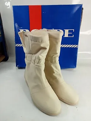 £19.99 • Buy Rohde Sympatex Vintage White Waterproof Fleece Lined Boots Size 5 