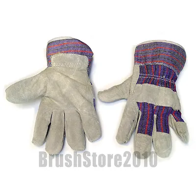 Clow Canadian Rigger Leather Work Gloves To EN 420 Gardening Work Building • £3.60
