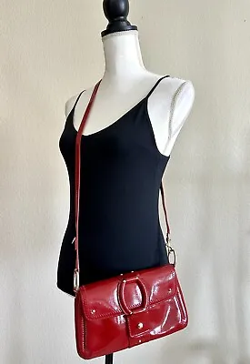$30 • Buy Sigrid Olsen Red Patent Leather Shoulder Bag