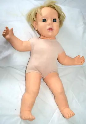 VTG HASBRO REAL BABY BABY DOLL Weighted Blonde J. TURNER 1985 19  CLOTH BODY • $29.99