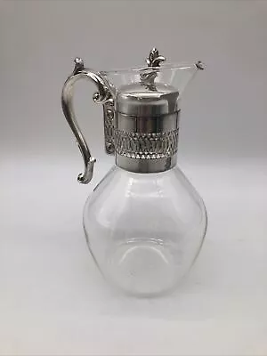 Vintage Corning Glass Coffee Pot Carafe Pitcher With Lid • $18.95