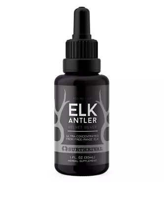 Surthrival Elk Antler Silver 30mL Regenerative & Responsible Velvet Extract • $64.39