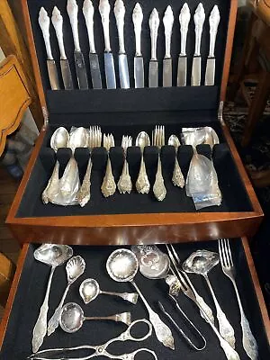 Vintage Silver Plate Silverware Set WILKENS 90 OSTFRIESEN Handseat 90 Rostfrei • $62