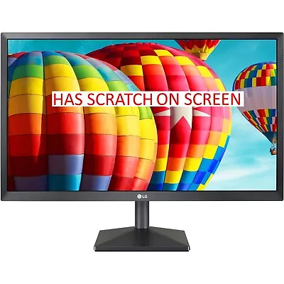 LG 27in FHD IPS 75Hz FreeSync Monitor-27MK430H-B  **SCRATCH ON SCREEN** • $112