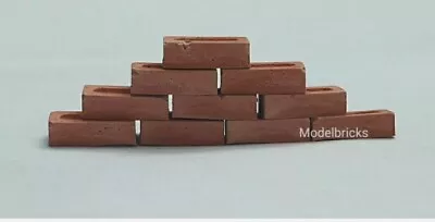 £4.39 • Buy 100 1:24th Scale Miniature Dolls House War Gaming Model Railway Diorama Bricks 