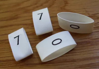 £2.30 • Buy Cable Markers, Heat Shrink, LARGE SIZE, Loose, Choose Digit '0' To '9'  HSMlarge