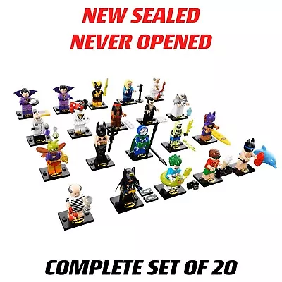 The LEGO Batman Movie Minifigures Series 2 (71020) - Complete Set Of 20 (SEALED) • $387.63