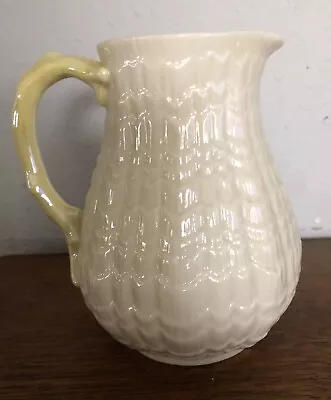 Vintage Belleek Small Pitcher Green Mark 1965-1980 • $10