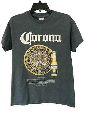 Corona Extra Maya Calendar Cancun Mexico T-Shirt Size Small • $8.98