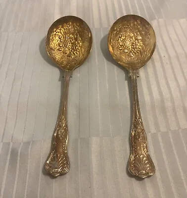 Two W. A. EPNS Sheffield England Serving Spoons • $13