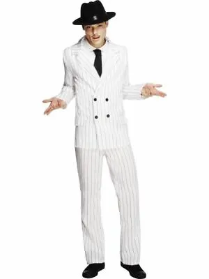 Mens Fever Gangster Fancy Dress Costume Sexy 1920's Era Party Halloween • £39.47