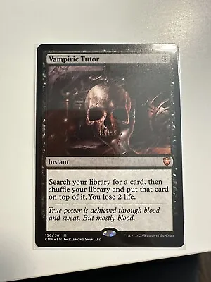 Vampiric Tutor X1 NM Commander Legends CMR English Mtg • $35