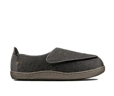 Clarks Relaxed  Charm Men's Charcoal Textile Slip On Slippers UK Sizes 7 G EU 41 • £24.99