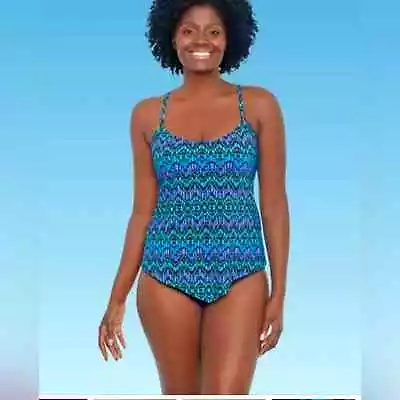 Miracle Brands Womens 14 Tankini Slimming Control NWT • $29.99