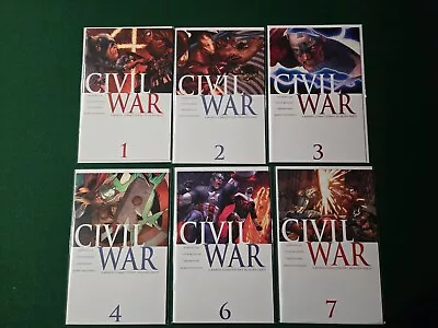 CIVIL WAR 2006 1-7 (no #5) 6 Issues NM • $11.99
