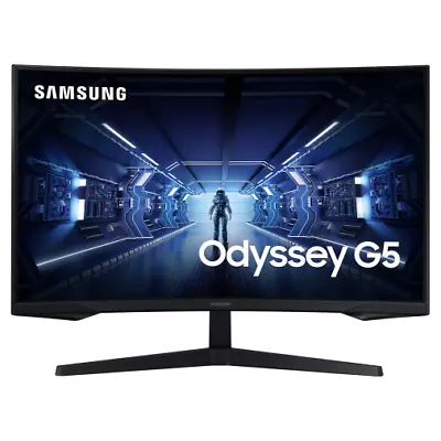$406 • Buy Samsung Odyssey G55TB 32inch 144Hz WQHD VA Curved Gaming Monitor
