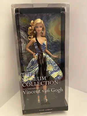 2010 Rare NIB The Museum Collection Barbie Doll Vincent Van Gogh Pink Label • $399.99