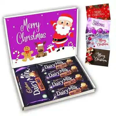 Cadburys Dairy Milk Wholenut Gift Box Hamper Christmas Present Personalised • £12.99