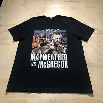 Floyd Mayweather Vs Conor McGregor The Money Fight Boxing MMA Size XL T-Shirt • $20