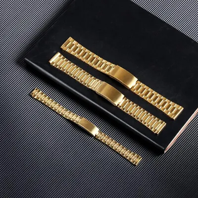 High Quality Stainless Steel Watch Band Strap Metal Accessories 12 14 18 20mm • $15.88