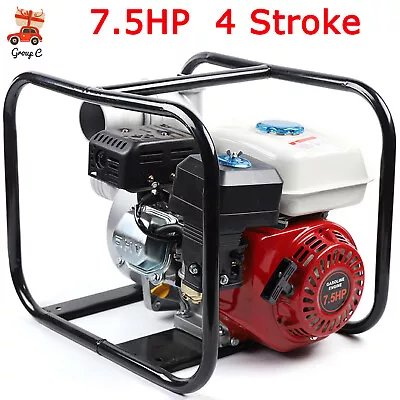 4Stroke 7.5 HP Gasoline Water Pump 3  Portable Gas Powered Semi Trash Water Pump • $171