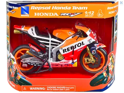 Honda RC213V Motorcycle New Ray 1/12 #93 Marc Marquez MotoGP 2015 Diecast Model • $38