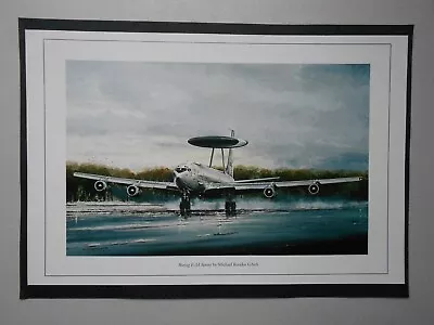 Military Aviation Print-   Boeing E-3a Sentry • £2.50