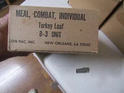 Genuine Us Military Vietnam Era C Ration Complete Meal With Free P-38 B3 Turkey • $39.99