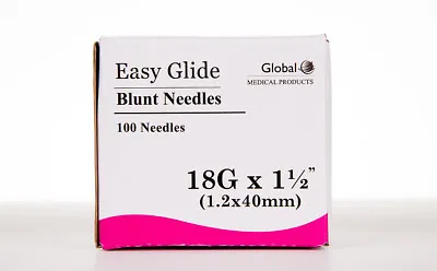 $11.98 • Buy 100 Blunt Dispensing Needles Syringe Blunt Tip Needle 18 Ga 1 1/2  Luer Lock1.5 