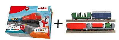 Märklin H0 Starter Set 29342 And Freight Car 44271 44272 44273 44275/Märkli • $86.57