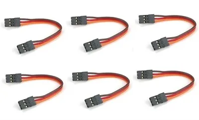 DJI Phantom 10CM Male To Male Servo Lead (JR) 26AWG Wire Cable 6 Pack • $11.95