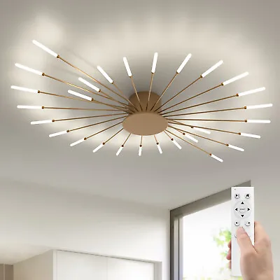 LED Ceiling Light Flush MountAcrylic Ceiling LightWith Remote Control28-Light • $105.99