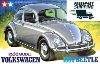 Tamiya 24136 1/24 Scale Model Car Kit VW Volkswagen 1300 Beetle '66 Classic • $28.28