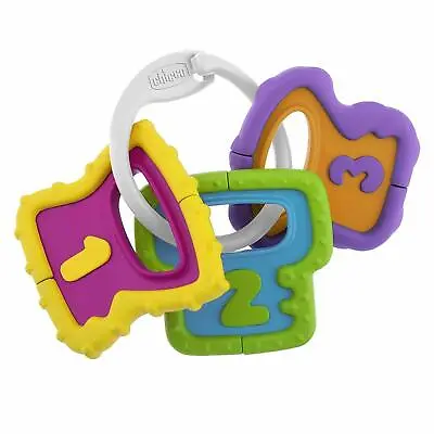 Chicco Baby Senses Easy Grasp Keys Rattle 3m+ • £12.27