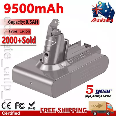 Battery For DYSON V6 9.5AH DC58 DC61 DC62 DC72 SV03 SV04 Animal Vacuum Cleaner • $30.99