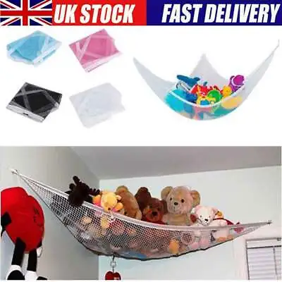 £6.90 • Buy Soft Large Toy Hammock Mesh Kids Bedroom Storage Nursery Teddy Bear Net Child &H