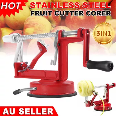 $16.95 • Buy 3 In 1 Apple Peeler Corer Slinky Machine Fruit Cutter Slicer Potato Peeling Tool