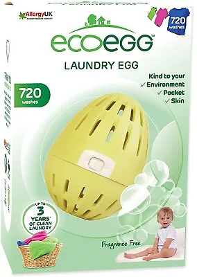 Ecoegg Laundry Egg 720 Fragrance Free 720 Washes Eco Egg • £15.99