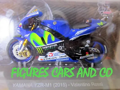 2015 Yamaha YZR-M1 VALENTINO ROSSI 1/18 GP MOTORCYCLE ALTAYA COLLECTION • $12.79