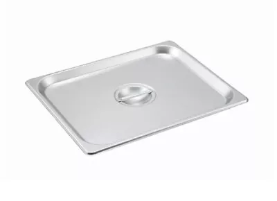 Winco SPSCH Half-Size Solid Stainless Steel Steam Table Pan Solid Cover New • $20