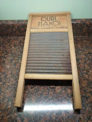 Vintage Double Handi Washboard Some Rust As Shown • $5