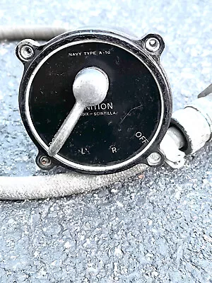 Vintage US Navy Type A10 Magneto Switch Nice • $149